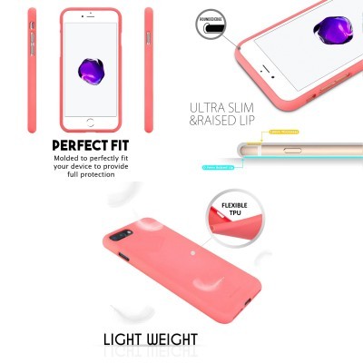iPhone 7/8 Plus Capa Fina Silicone Soft Feeling Goospery