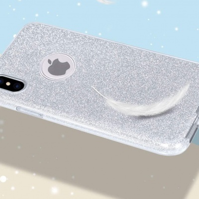 Capa Silicone Bling para iPhone XS Max