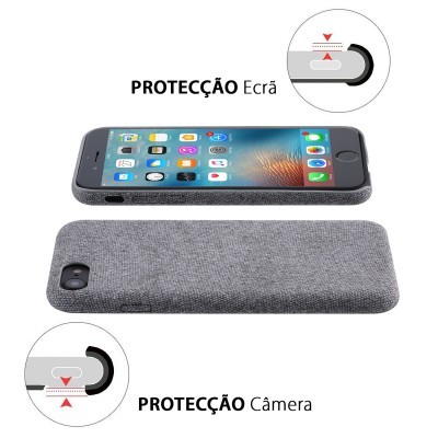 iPhone 6/6S Capa Fina Soft Tecido