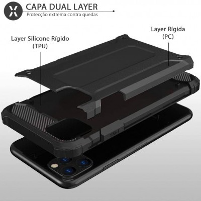 Capa Anti-Shock Hybrid Armor para iPhone 11 Pro
