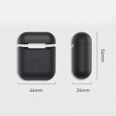 Capa Silicone Ultra Fina Baseus para AirPods 1/2 Capa Silicone Ultra Fina Baseus para AirPods 1/2