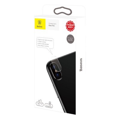 (Pack 2) Películas de Protecção de Câmara Traseira Baseus em Vidro Temperado para iPhone XS Max (Pack 2) Películas de Protecção de Câmara Traseira Baseus em Vidro Temperado para iPhone XS Max