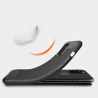 Capa Silicone Carbono Híbrida para iPhone 12 Pro Max Capa Silicone Carbono Híbrida para iPhone 12 Pro Max