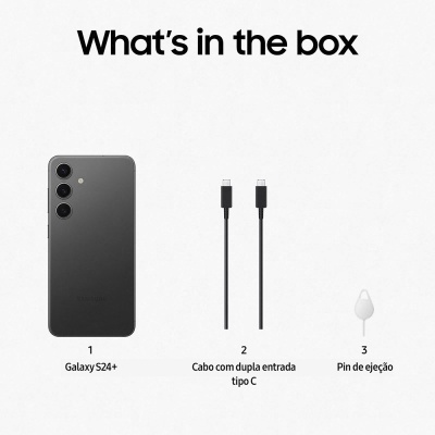 Samsung Galaxy S24+ 5G 6.7’’ 12GB/256GB - Preto Ónix