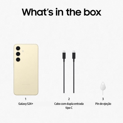 Samsung Galaxy S24+ 5G 6.7’’ 12GB/512GB - Amarelo Âmbar
