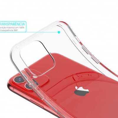 Capa Ultra-Fina Silicone Transparente para iPhone 11