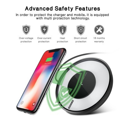 Base de Carregamento sem fios Qi Nillkin Magic Disk 4 Base de Carregamento sem fios Qi Nillkin Magic Disk 4