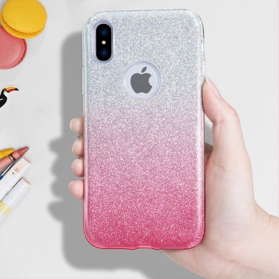 iPhone X/XS Capa Silicone Gradient Bling