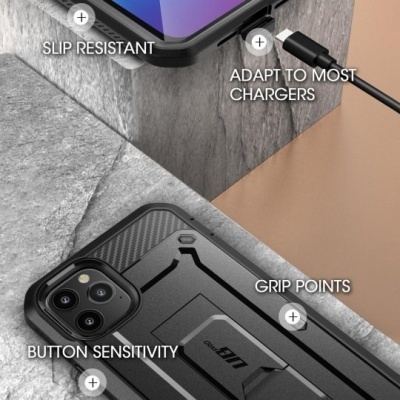 Capa Anti-Shock 360º Supcase Unicorn Beetle Pro para iPhone 12 Pro Max Capa Anti-Shock 360º Supcase Unicorn Beetle Pro para iPhone 12 Pro Max
