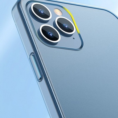 Capa Frosted Glass Baseus (Vidro + TPU) para iPhone 12/12 Pro