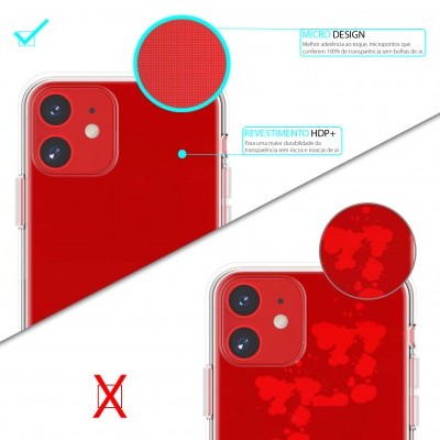Capa Ultra-Fina Silicone Transparente para iPhone 11