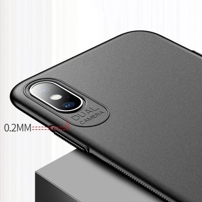 iPhone XS Max Capa Ultra-Fina Frosted (As capas rígidas mais finas do mercado)