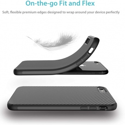 iPhone 6/6S Plus Capa Silicone Carbono iPhone 6/6S Plus Capa Silicone Carbono