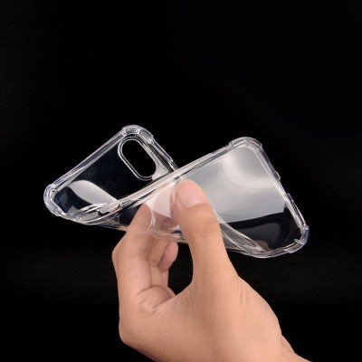 Capa Silicone Anti-Shock 100% Transparente para iPhone Capa Silicone Anti-Shock 100% Transparente para iPhone