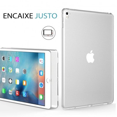 Capa Fina Silicone para iPad - Transparente Mate Capa Fina Silicone para iPad - Transparente Mate