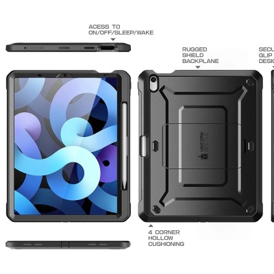 Capa Anti-Shock 360º Supcase Unicorn Beetle Pro para iPad Air 10.9'' Capa Anti-Shock 360º Supcase Unicorn Beetle Pro para iPad Air 10.9''