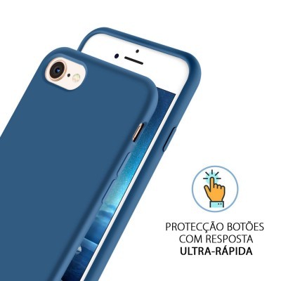 Capa Silicone Rígido Premium Rubberized OEM para iPhone Capa Silicone Rígido Premium Rubberized OEM para iPhone