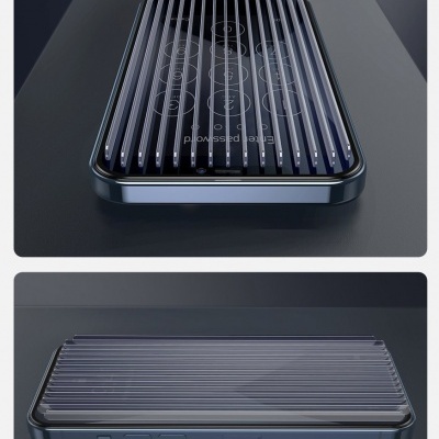 (Pack 2) Películas Protecção e Privacidade em Vidro Temperado Baseus Anti-Spy para iPhone 12 mini