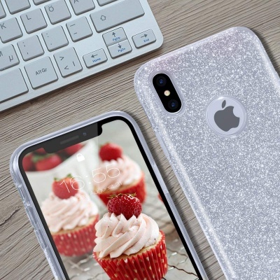 Capa Silicone Bling para iPhone XS Max