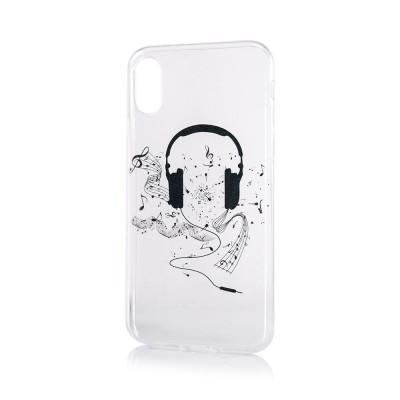 iPhone 6/6S Plus Capa Music Silicone Transparente iPhone 6/6S Plus Capa Music Silicone Transparente