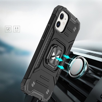 Capa Magnética Anti-shock Wozinsky Ring Armor para iPhone 12/12 Pro
