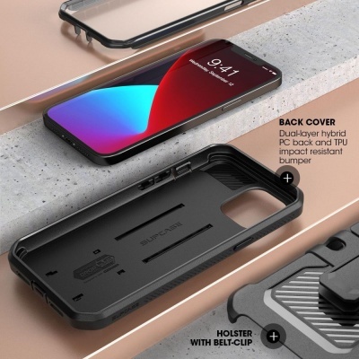 Capa Anti-Shock 360º Supcase Unicorn Beetle Pro para iPhone 12 Pro Max Capa Anti-Shock 360º Supcase Unicorn Beetle Pro para iPhone 12 Pro Max