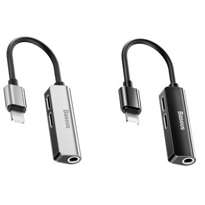 Adaptador 3-em-1 (2x Lightning + 1x Jack 3.5)