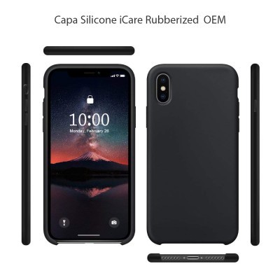 iPhone XS Max Capa Silicone Rígido Premium Rubberized OEM iPhone XS Max Capa Silicone Rígido Premium Rubberized OEM