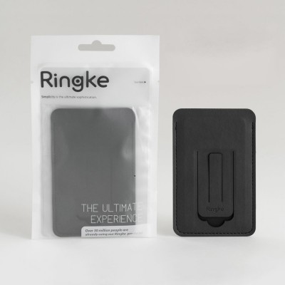 Porta Cartões Magnético Ringke com Suporte para Smartphone (3 em 1)