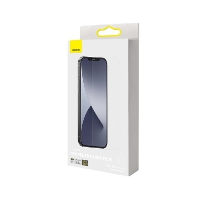 (Pack 2) Películas Protecção em Vidro Temperado Baseus Full-Glass para iPhone 12 Pro Max (Pack 2) Películas Protecção em Vidro Temperado Baseus Full-Glass para iPhone 12 Pro Max