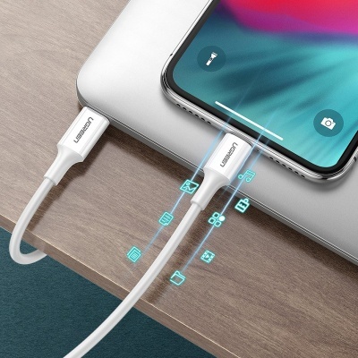 Cabo Ugreen USB-C para Lightning (1m) *MFI