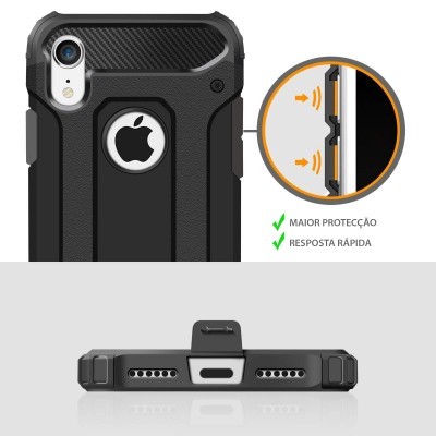 iPhone XR Capa Anti-Shock Hybrid Armor