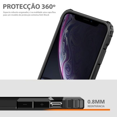 iPhone XR Capa Anti-Shock Hybrid Armor