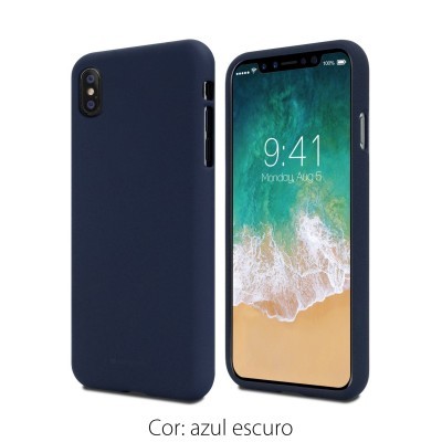 iPhone X/XS Capa Fina Silicone Soft Feeling Goospery iPhone X/XS Capa Fina Silicone Soft Feeling Goospery