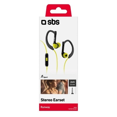 Auriculares desportivos SBS Sport Runway (com comando e microfone)