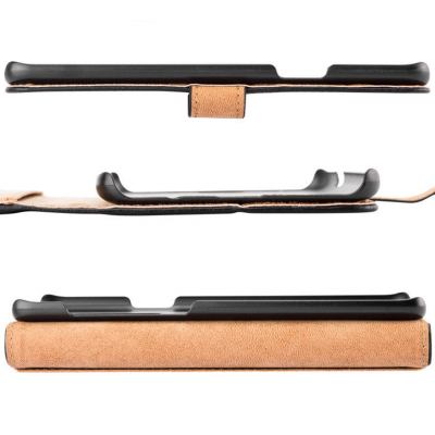 Capa Carteira Flip em Pele Genuína para iPhone SE/8/7 Capa Carteira Flip em Pele Genuína para iPhone SE/8/7