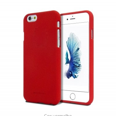 iPhone 6/6S Capa Fina Silicone Soft Feeling Goospery