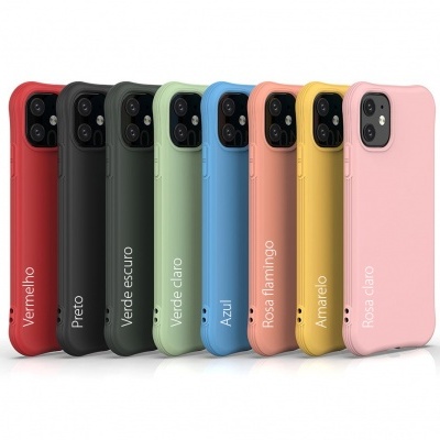 Capa Silicone Soft Touch Corner para iPhone 11 Pro