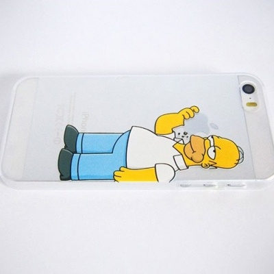 iPhone 4/4S Capa Fina Rígida Hommer Simpson