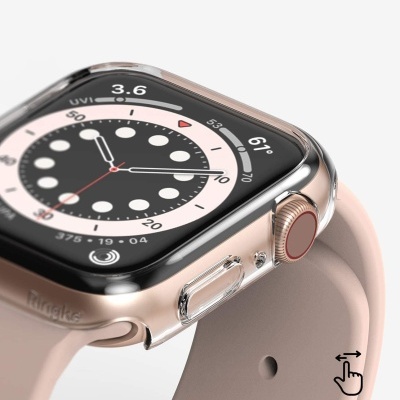(Pack 2) Capa Ringke Slim Clear para Apple Watch (44mm) (Pack 2) Capa Ringke Slim Clear para Apple Watch (44mm)