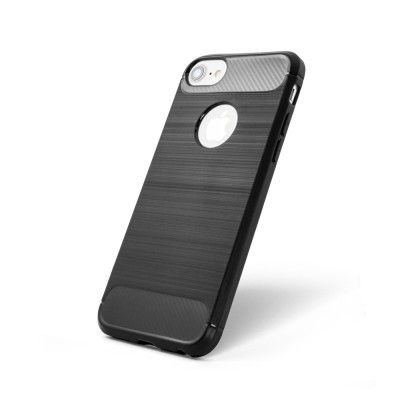 Capa Silicone Carbono Híbrida para iPhone
