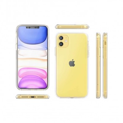 Capa 360º Silicone Transparente para iPhone 11 Capa 360º Silicone Transparente para iPhone 11