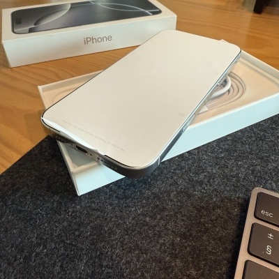 Apple iPhone 16 Pro Max - Titânio branco (de Ocasião)