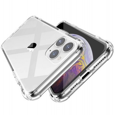 Capa Silicone Fina Anti-Shock 100% Transparente para iPhone 11 pro Capa Silicone Fina Anti-Shock 100% Transparente para iPhone 11 pro