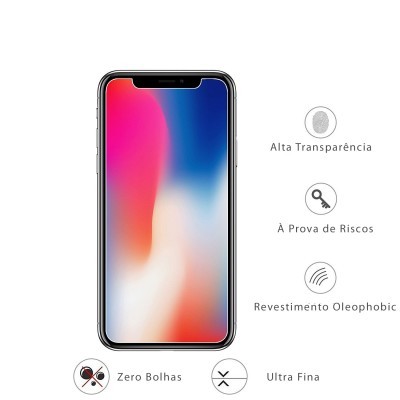 Películas de Protecção de Ecrã Ultra-Finas em Vidro Temperado Nano Flex para iPhone XS Max Películas de Protecção de Ecrã Ultra-Finas em Vidro Temperado Nano Flex para iPhone XS Max