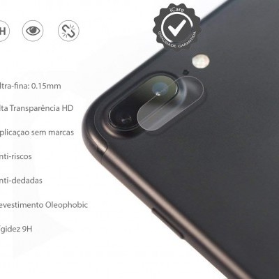 (Pack 3) Películas de Protecção de Câmara Traseira em Vidro Temperado para iPhone 8/7 Plus (Pack 3) Películas de Protecção de Câmara Traseira em Vidro Temperado para iPhone 8/7 Plus