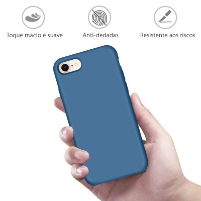 Capa Silicone Rígido Premium Rubberized OEM para iPhone Capa Silicone Rígido Premium Rubberized OEM para iPhone