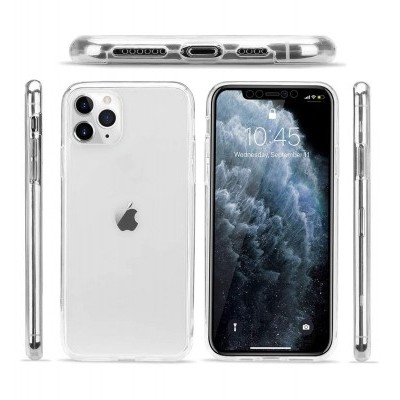 Capa 360º Silicone Transparente para iPhone 11 Pro Capa 360º Silicone Transparente para iPhone 11 Pro