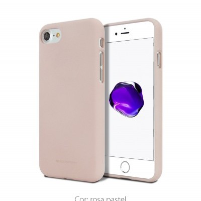 Capa Fina Silicone Soft Feeling Goospery para iPhone