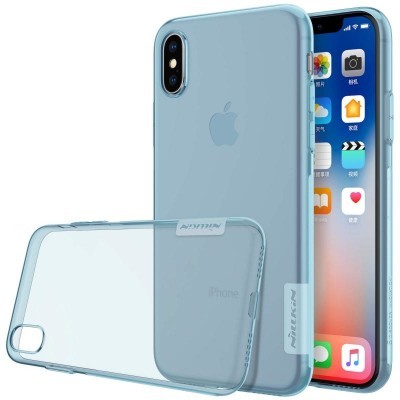 iPhone X/XS Capa Super Fina Silicone Nillkin Nature